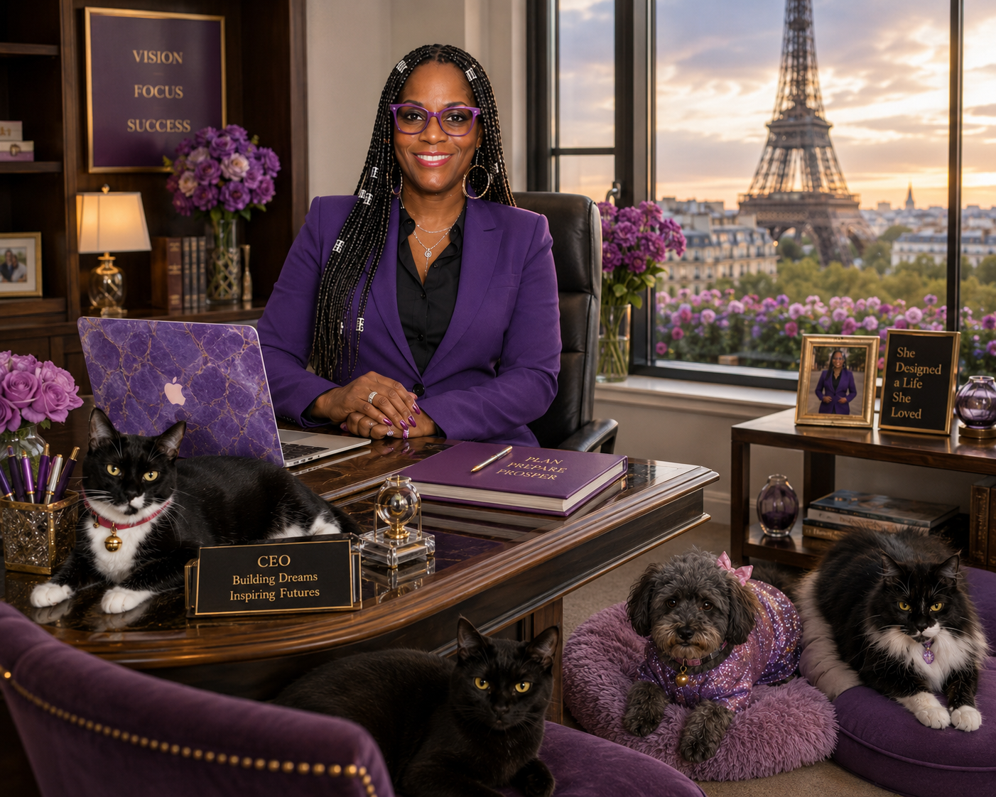 Jade Sanders, CEO — EuroAfrica Relocations Paris office
